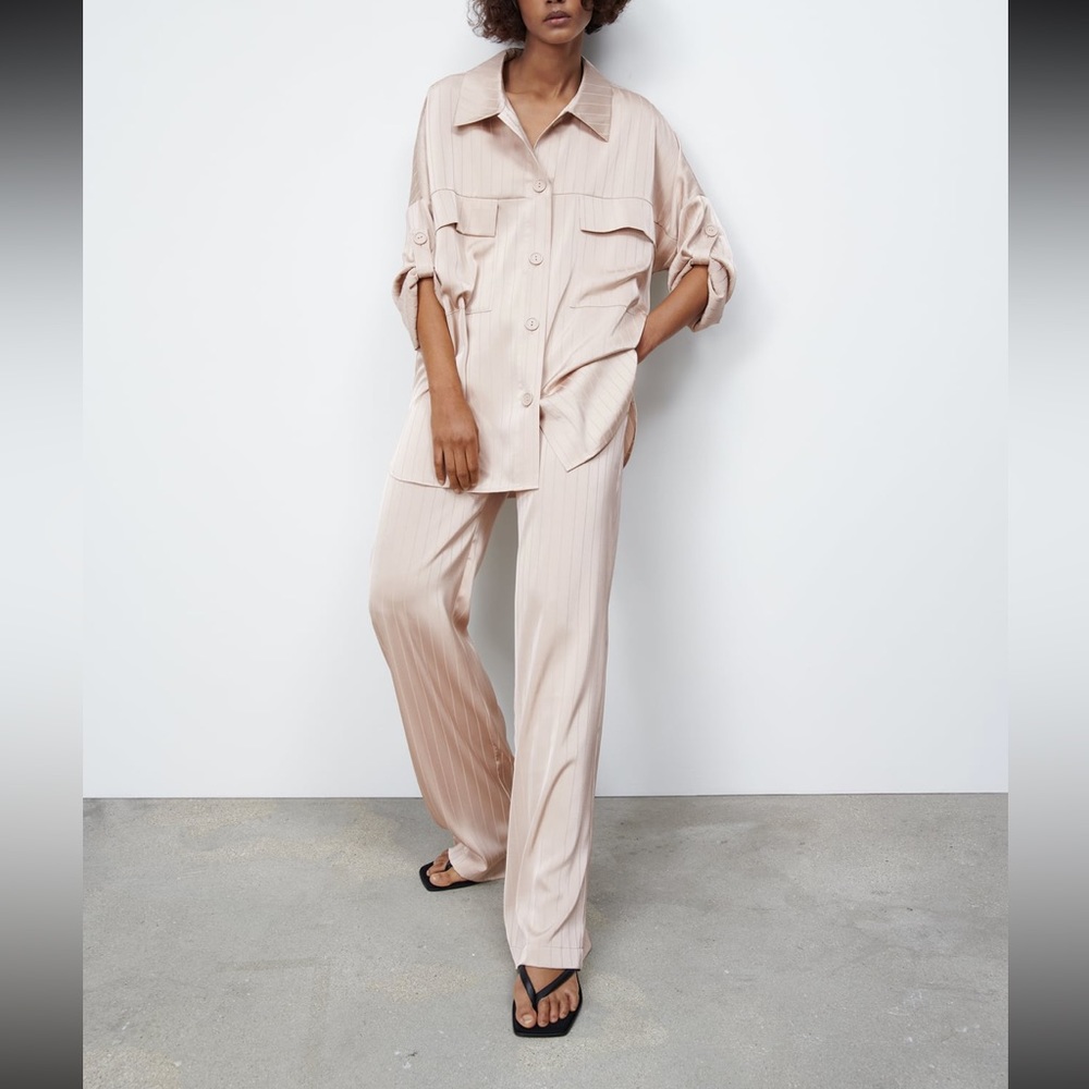 Zara Satin Trousers